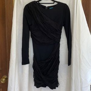 Body on black right black dress